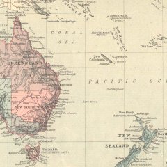 L'Oceania e Antartide nel 1901