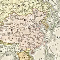 L'Asia orientale nel 1892