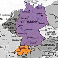 Cartina della Germania